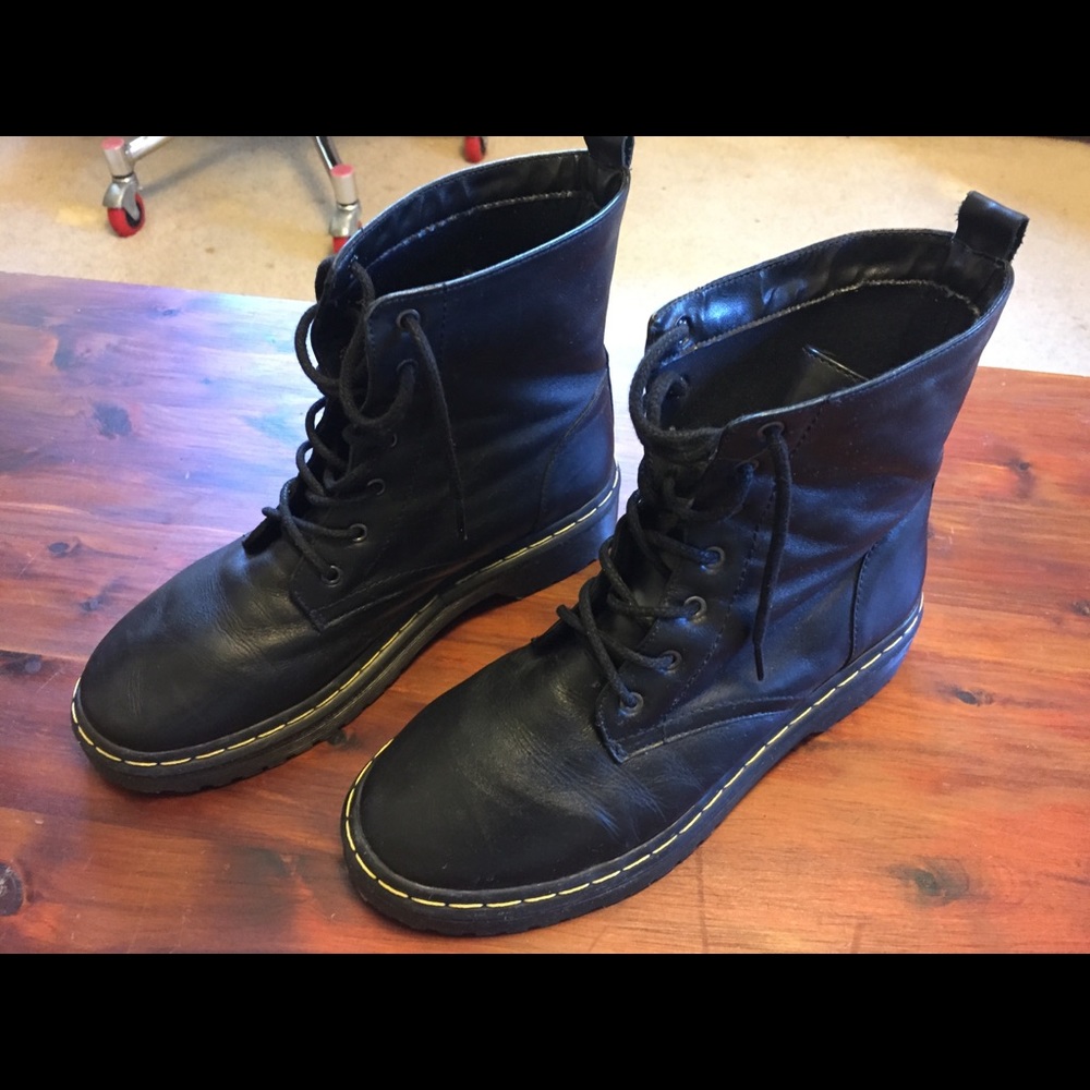 Leather boots Marta Sixto